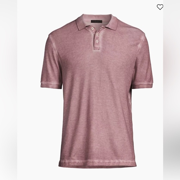 ATM Anthony Thomas Melillo Mineral Wash Pima Polo Shirt - Picture 4 of 9